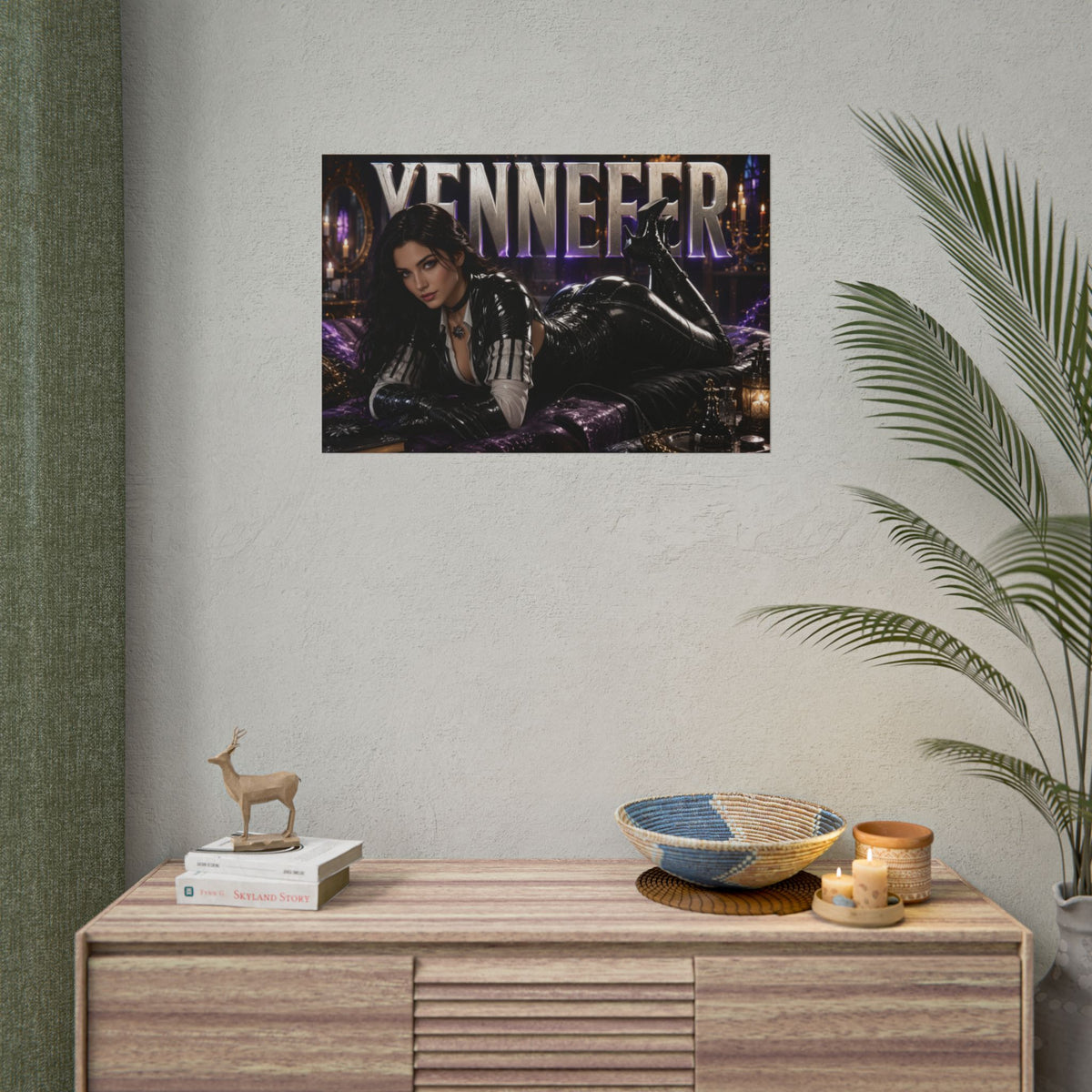 Yennefer of Vengerberg Poster The Witcher Gaming Wall Art Character Room Decor