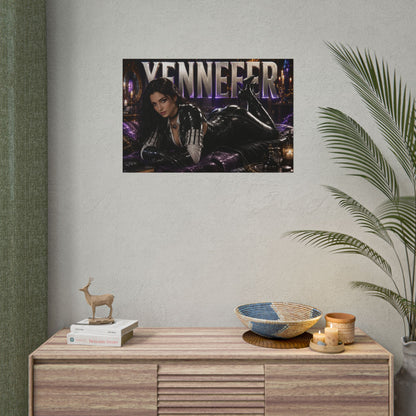 Yennefer of Vengerberg Poster The Witcher Gaming Wall Art Character Room Decor