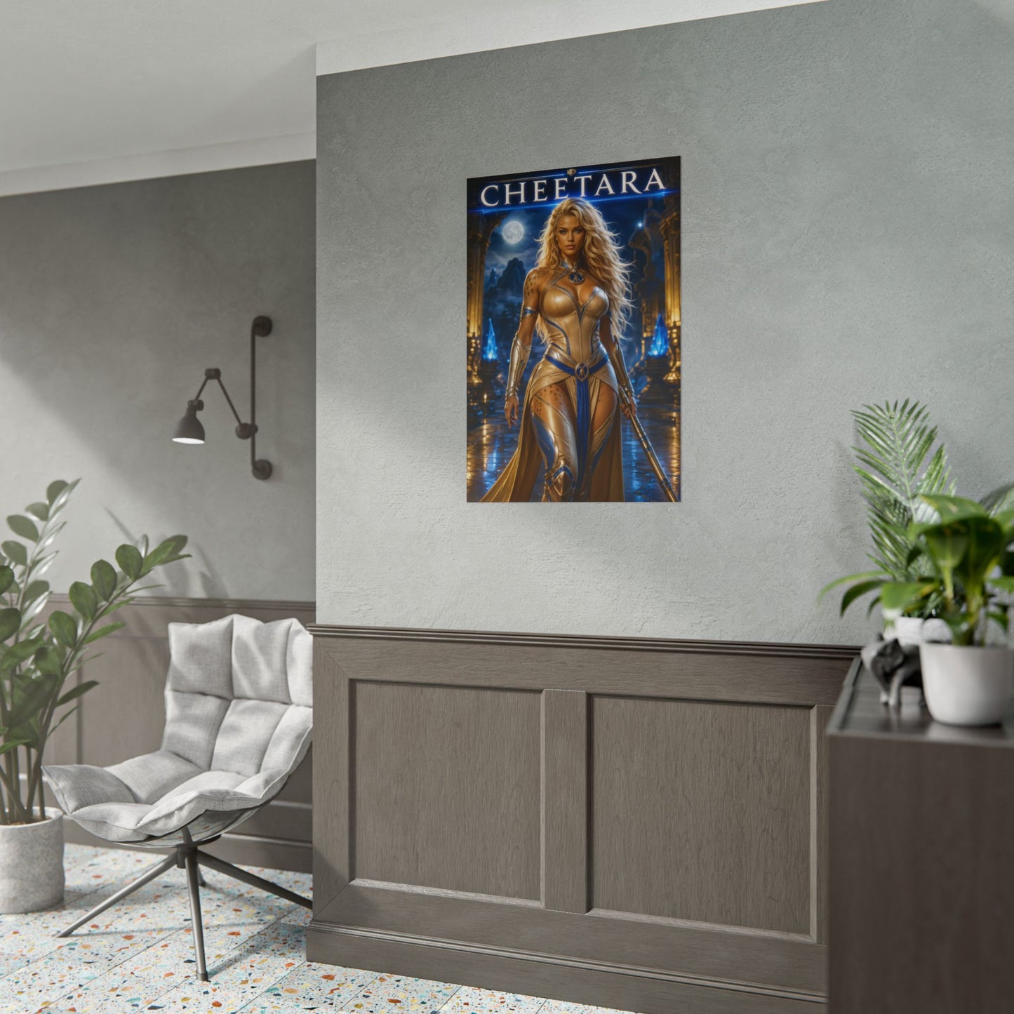ThunderCats Cheetara Poster Cartoon Fantasy Wall Art Print