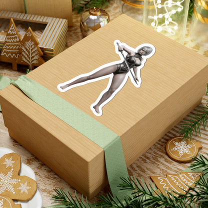 A2 Nier Sticker – Sci-Fi Game Vinyl Sticker for Laptops & Indoor Decor on a gift box showing glossy durable vinyl, vibrant print and clean bubble-free application