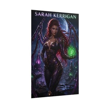 Sarah Kerrigan StarCraft Poster Blizzard Wall Art Print Decor