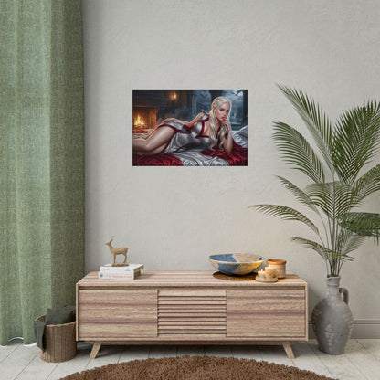 Daenerys Targaryen Poster, Fantasy Wall Art, TV Series Print Decor