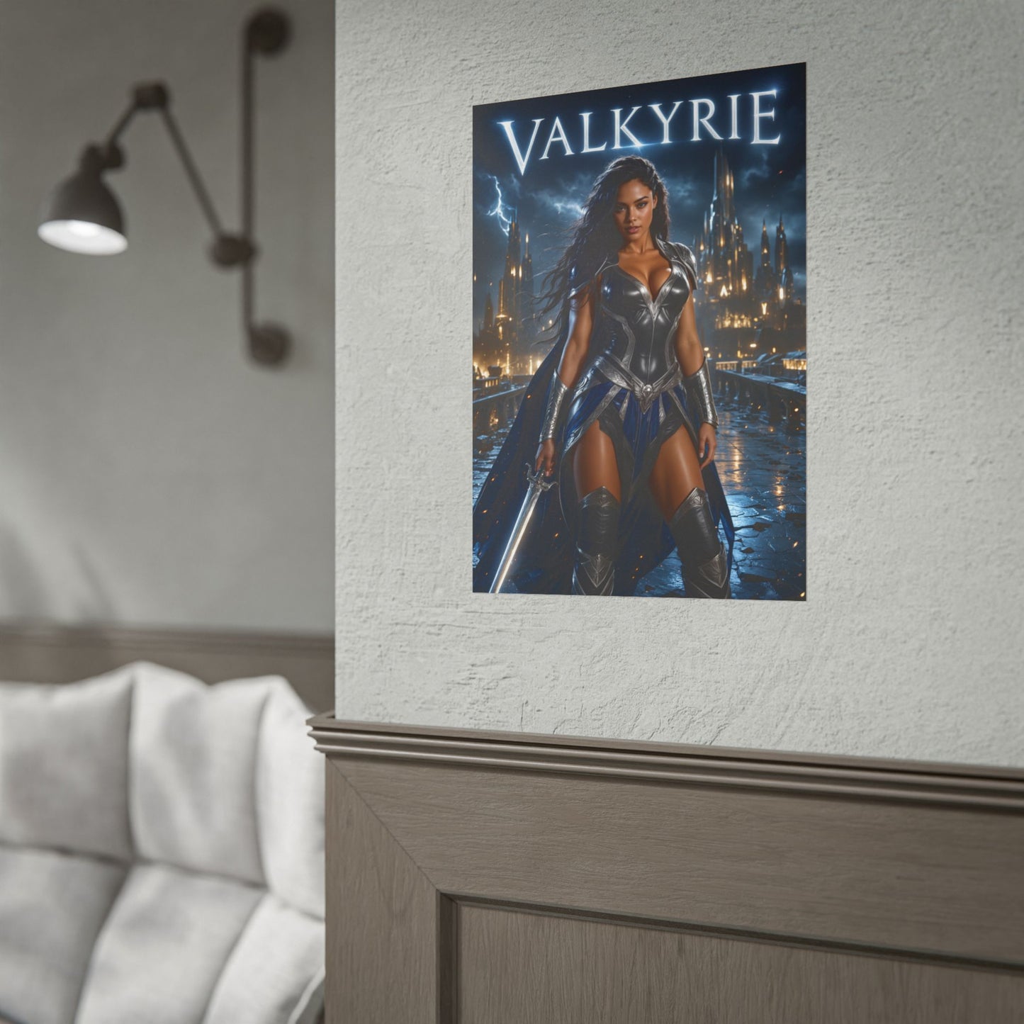 Marvel Valkyrie Thor Love and Thunder Poster Wall Art Print