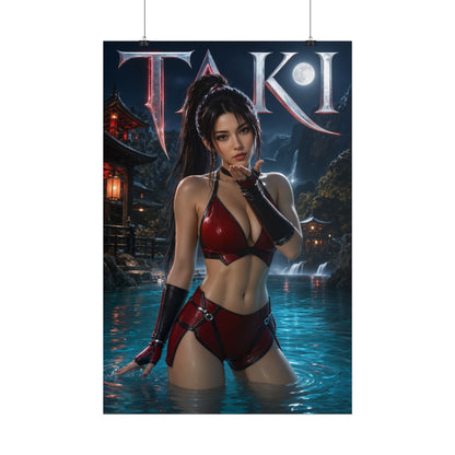 Taki Character Poster Soulcalibur Gamer Gift Gaming Setup Wall Decor Print