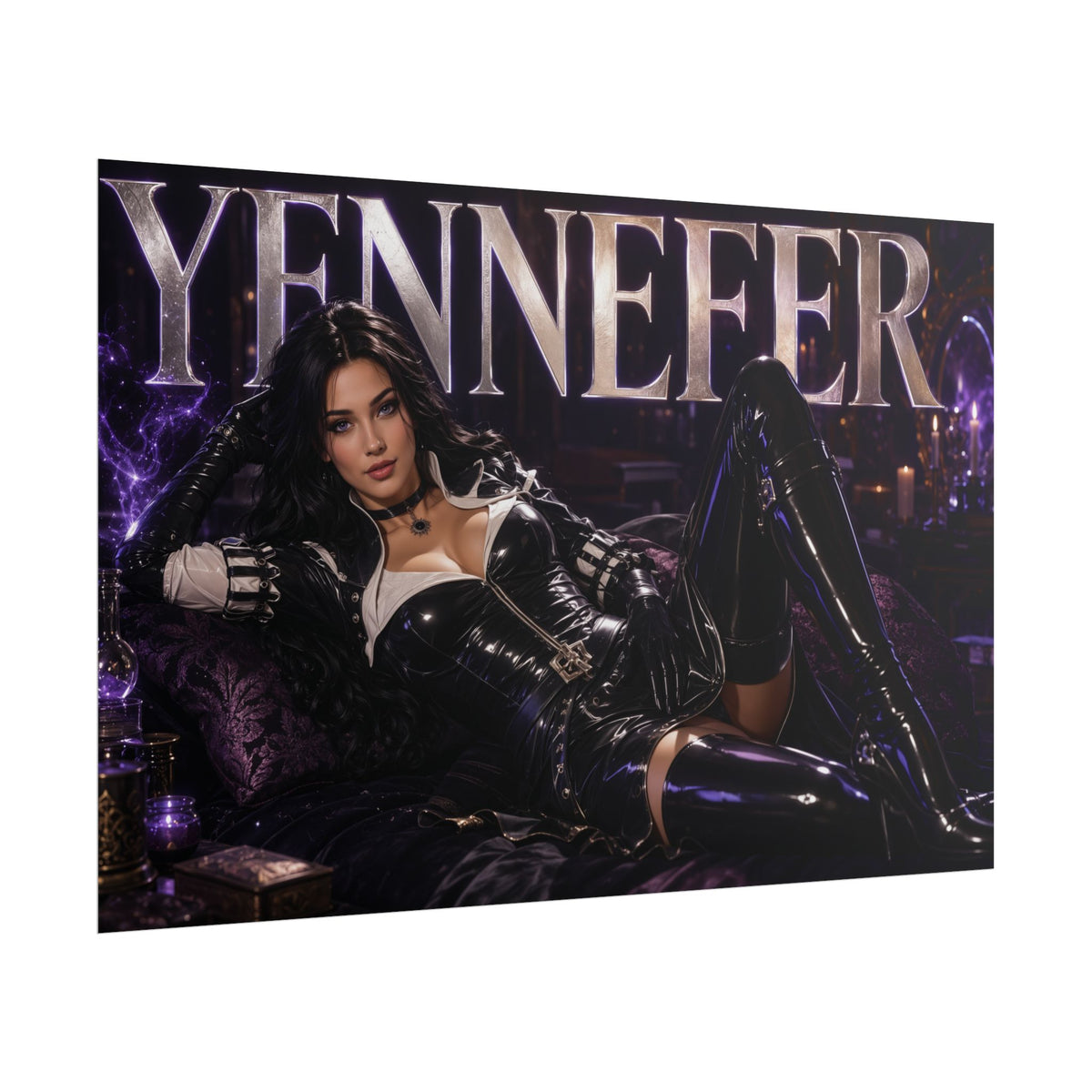 Yennefer of Vengerberg Poster The Witcher Gaming Wall Art Character Room Decor