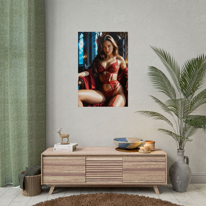 Scarlet Witch Heroine Poster – Fantasy Wall Art, Great Gift for Comic Fans