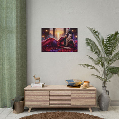 Boa Hancock Poster, One Piece Wall Art, Anime Print, Gamer Decor