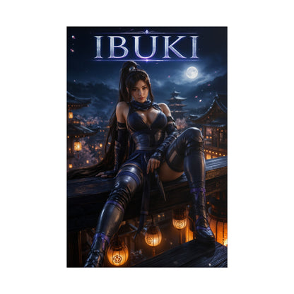 Street Fighter Ibuki Poster Capcom Wall Art Gaming Print Decor