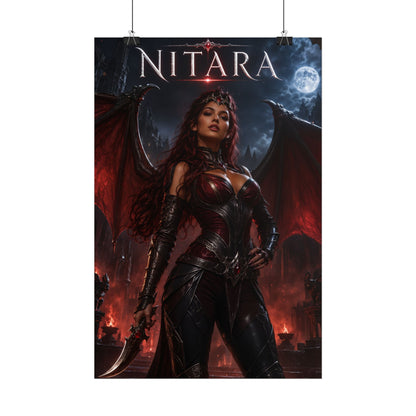 Nitara MK Poster Mortal Kombat Gaming Wall Art Print Decor