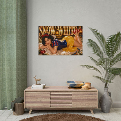 Snow White Poster Snow White and the Seven Dwarfs Character Wall Decor Art Print