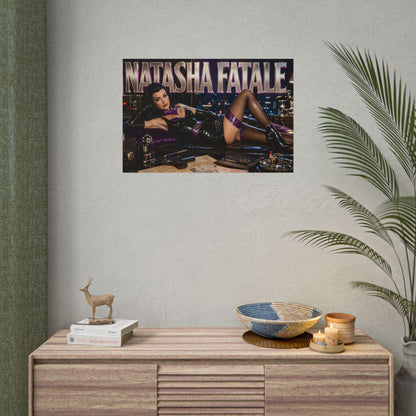 Natasha Fatale The Rocky and Bullwinkle Show Poster Wall Art Character Room Deco