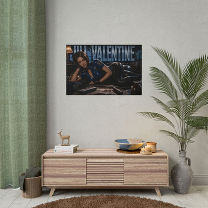 Jill Valentine Wall Art Poster Gaming Decor Collectible Gamer Gift