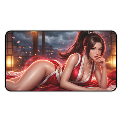 King of Fighters Mouse Pad, Mai Desk Mat, Gamer Gift XXL