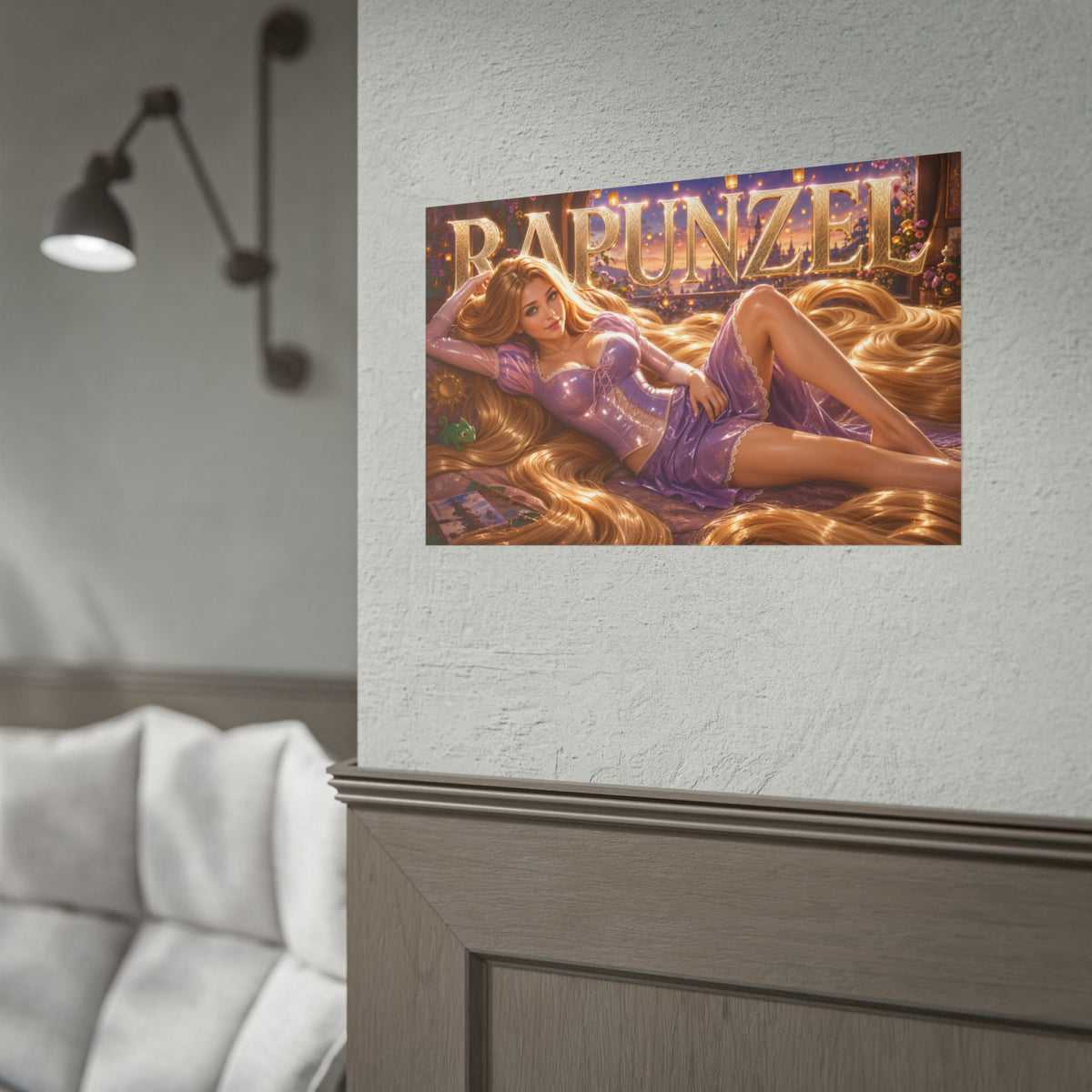 Rapunzel Tangled Poster Fantasy Wall Art Room Decor Collectible Print