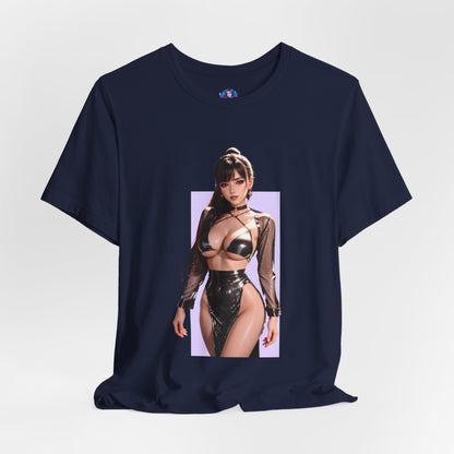 Eve Stellar Blade Grafik-T-Shirt | Sci-Fi-Kampfheldinnen-T-Shirt für Gamer | Anime-Heldin-Shirt