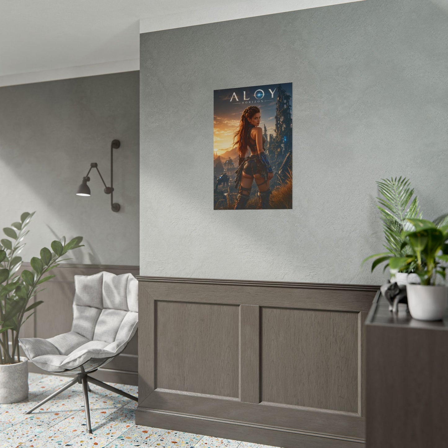 Aloy Horizon Poster, Gaming Wall Art, Adventure Print, Gamer Decor