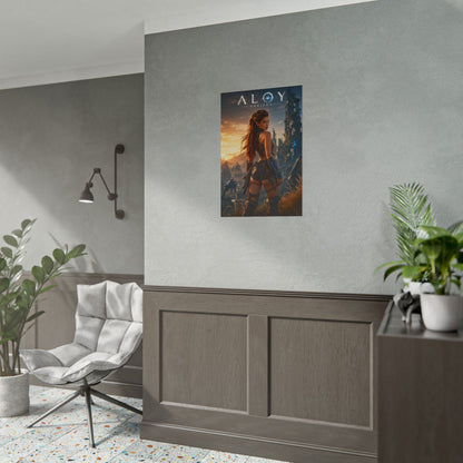 Aloy Horizon Poster, Gaming Wall Art, Adventure Print, Gamer Decor
