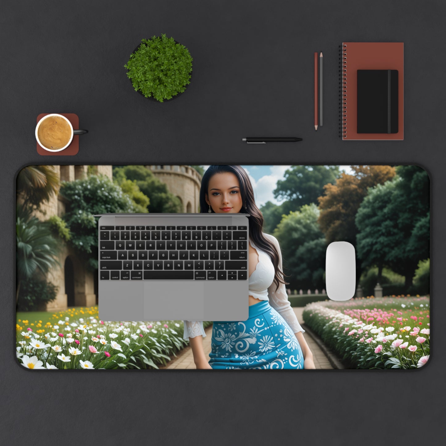 Boa Hancock Gaming-Mauspad, One Piece Schreibtischunterlage, Anime-Heldin Gaming-Setup