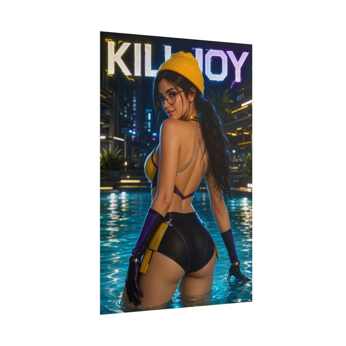 Gaming Wall Art Killjoy Valorant Poster Bedroom Game Room Decor Art Print