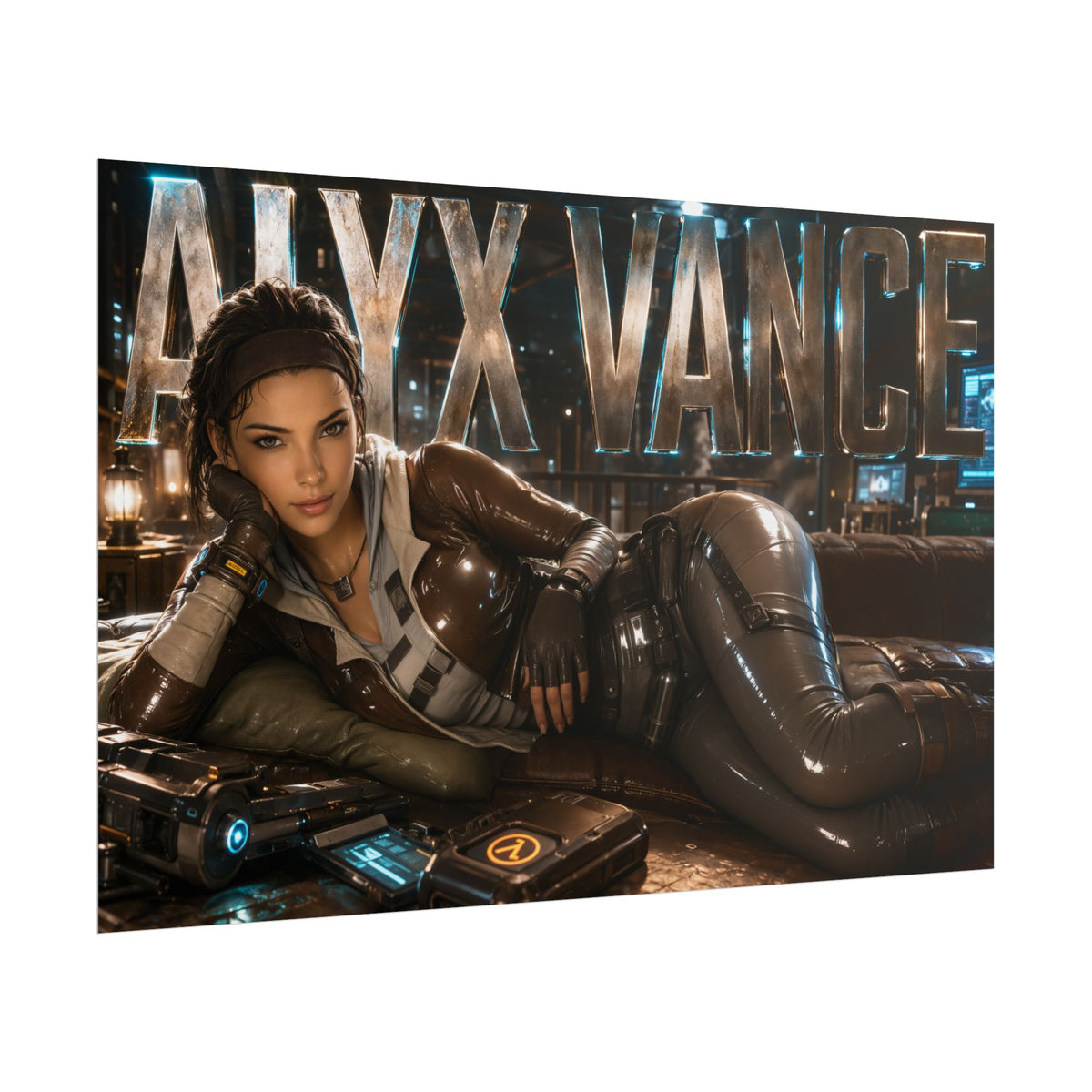 Alyx Vance Character Poster Half Life Gamer Room Wall Art Collectible Decor