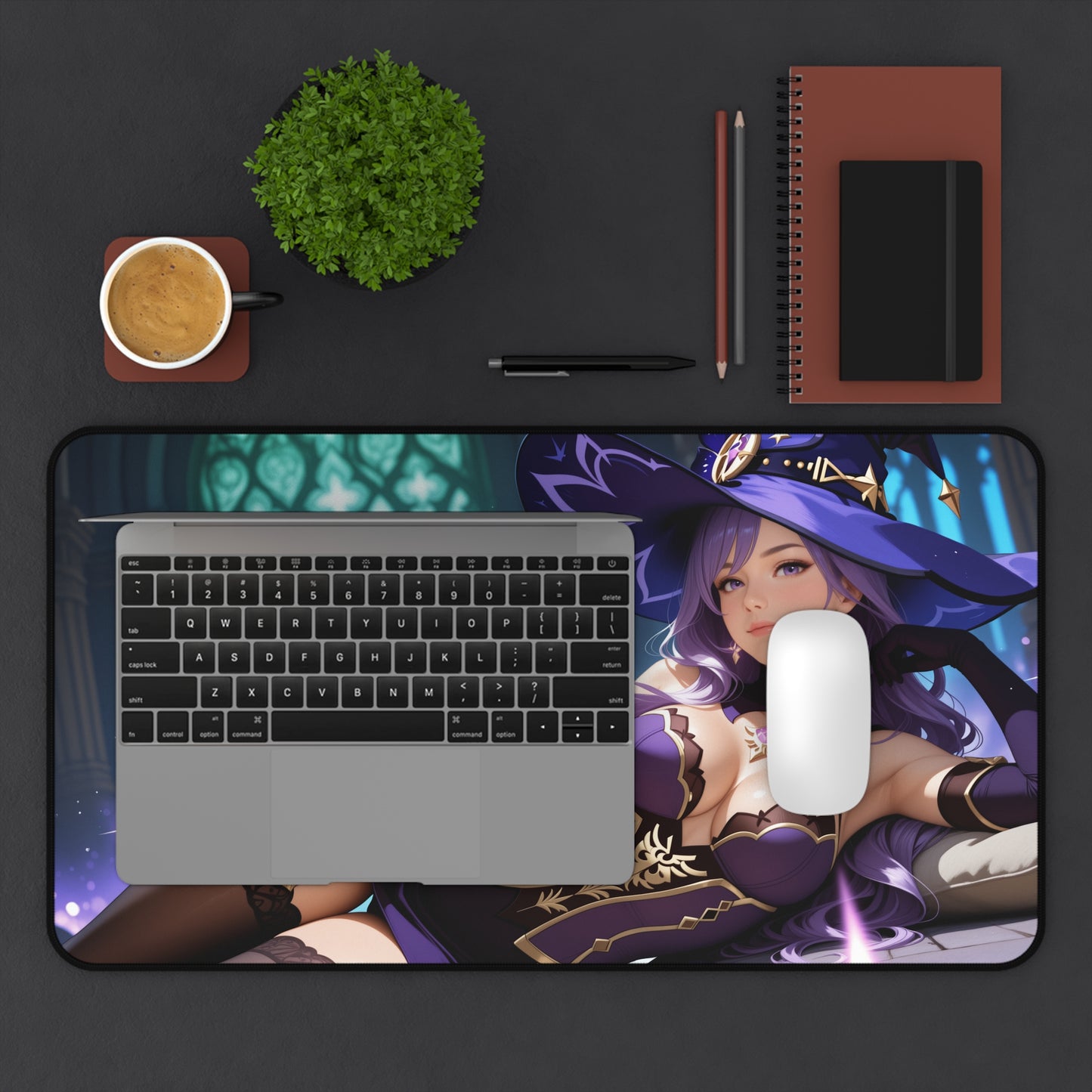 Килимок для столу Lisa Minci, килимок для миші Genshin Impact Heroine, налаштування ігрового столу для аніме