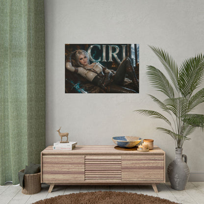 Ciri Character Poster The Witcher Gamer Room Wall Art Collectible Decor