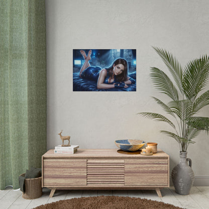 Jill Valentine Poster, Gaming Wall Art, Horror Game Print Decor