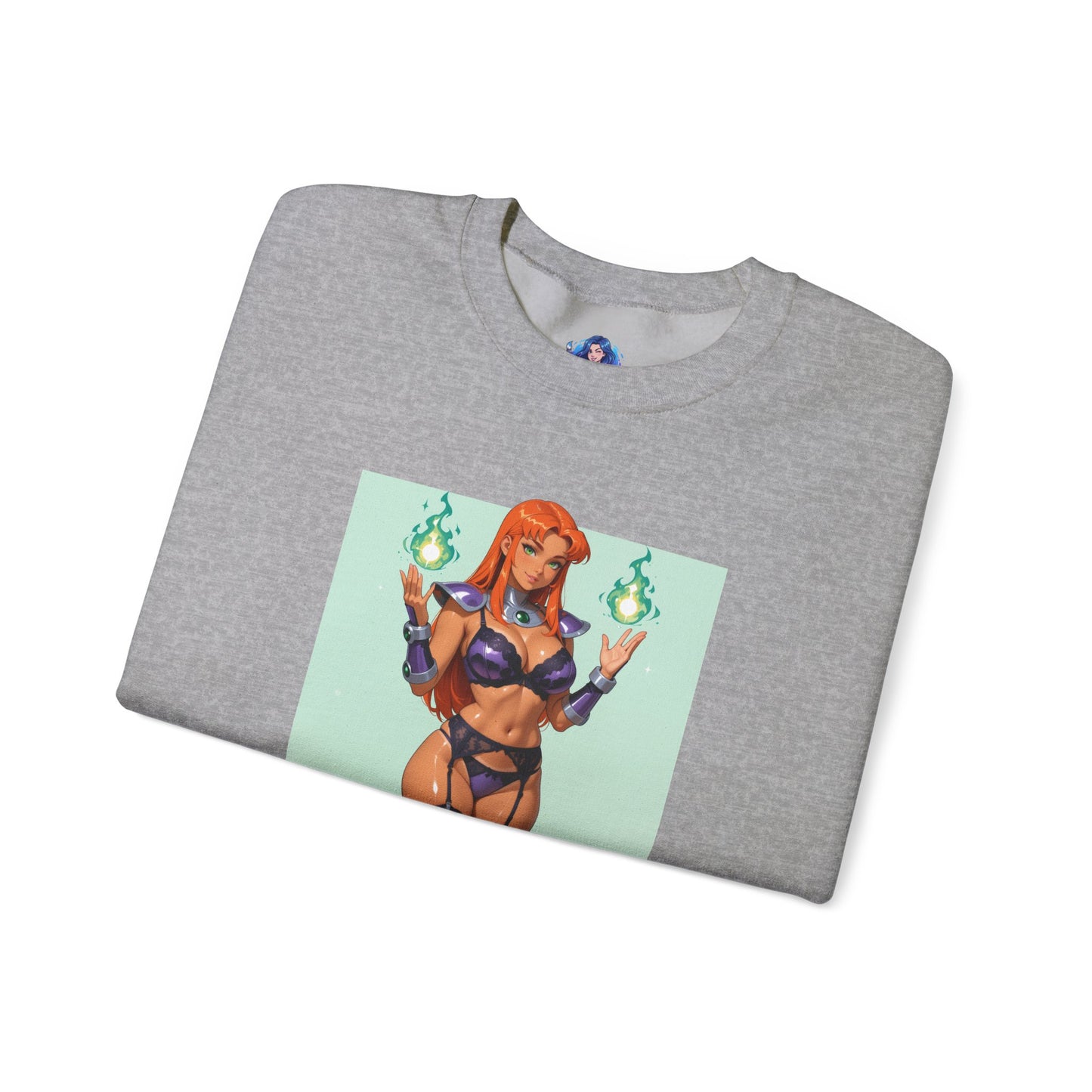 Толстовка Starfire, круглий виріз DC Comics, затишний вуличний одяг супергероїв для фанатів