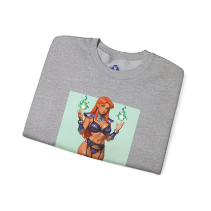 Толстовка Starfire, круглий виріз DC Comics, затишний вуличний одяг супергероїв для фанатів