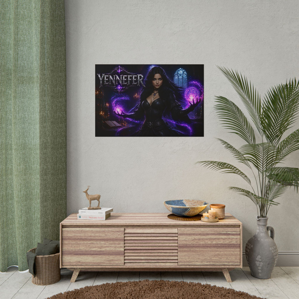 Yennefer Character Poster The Witcher Fantasy Room Wall Decor Collectible Art