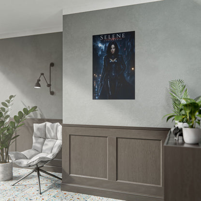 Selene Underworld Poster, Gothic Wall Art, Vampire Print, Room Decor