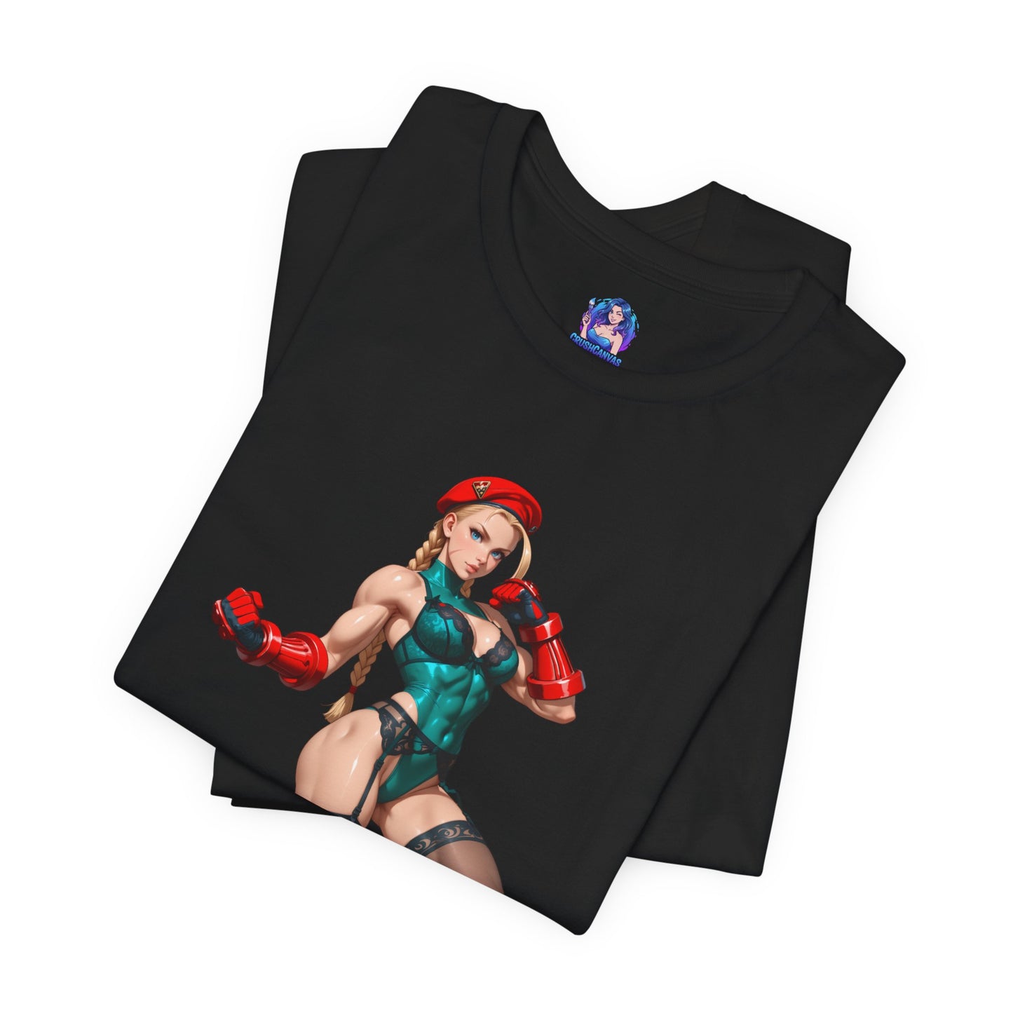 Cammy White T-Shirt | Street Fighter T-Shirt für Gamer &amp; Anime-Fans | Waifu-Grafik-Shirt