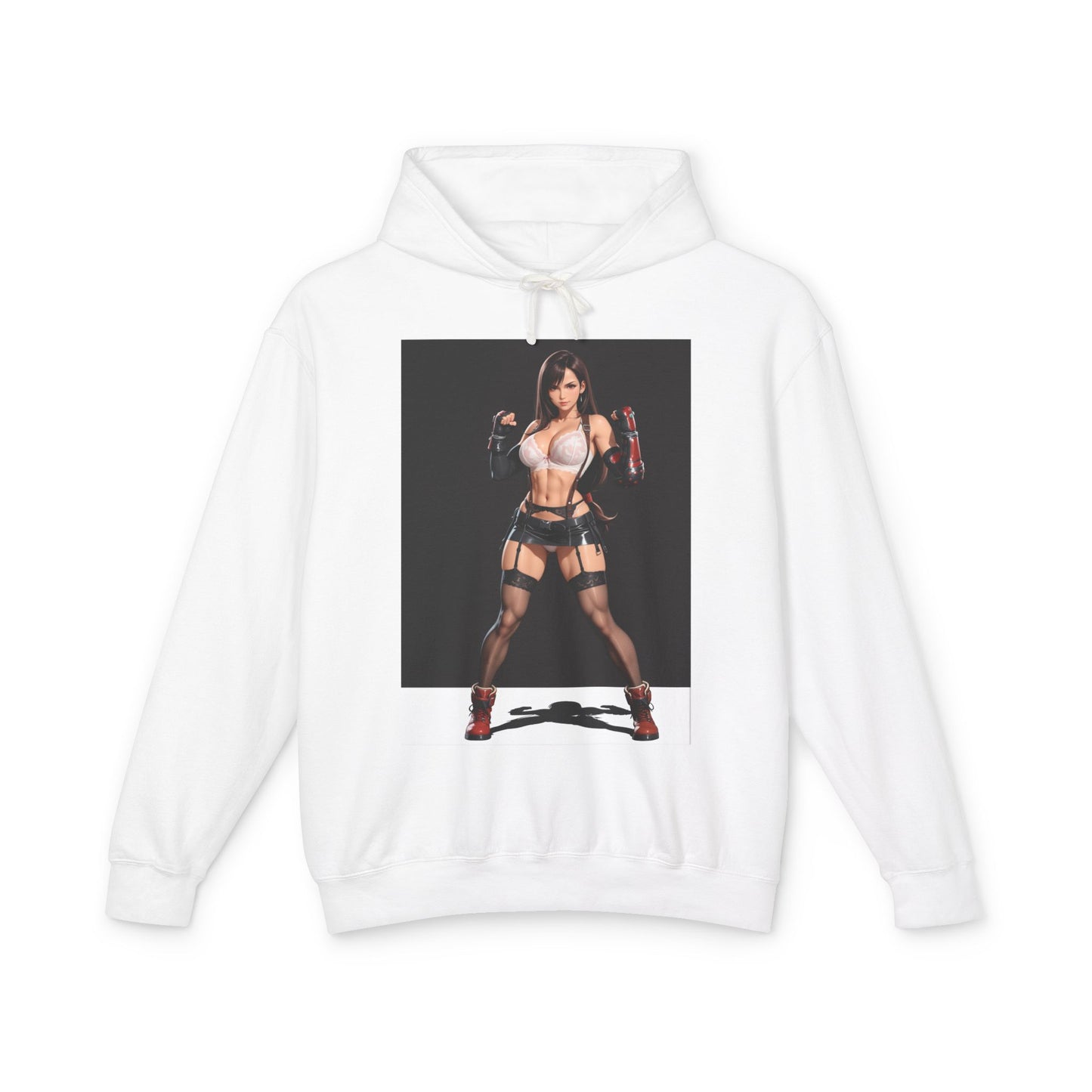 Tifa Lockhart Hoodie | Kampfsportheldin Hoodie | Anime-Kämpferin Pullover