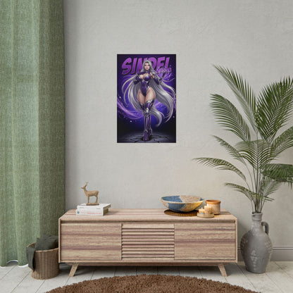 Sindel Art Print, Mortal Kombat Poster, Queen Fighter Wall Art, MK Character Decor, Gamer Room Wall Art, Gift