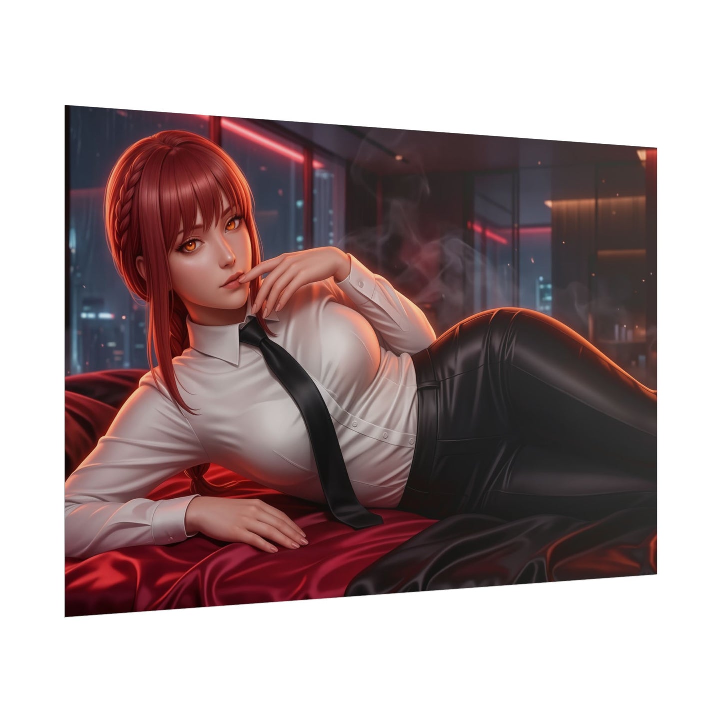 Makima Poster, Anime Wall Art, Manga Print, Room Decor