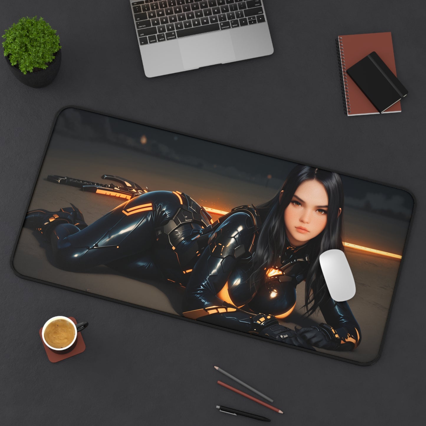 Килимок для столу Tachy, килимок для миші Stellar Blade Game Heroin, футуристичний ігровий стіл