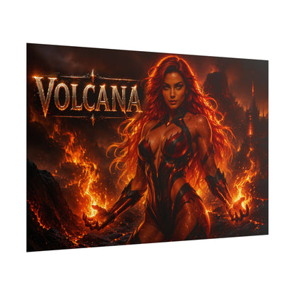 Volcana Comic Poster Character Wall Art Collector Room Decor Art Print