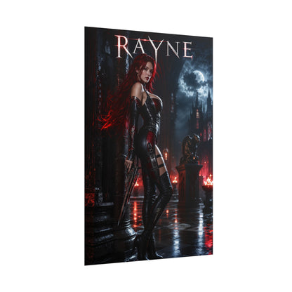 Rayne BloodRayne Poster Vampire Gaming Wall Art Print Decor