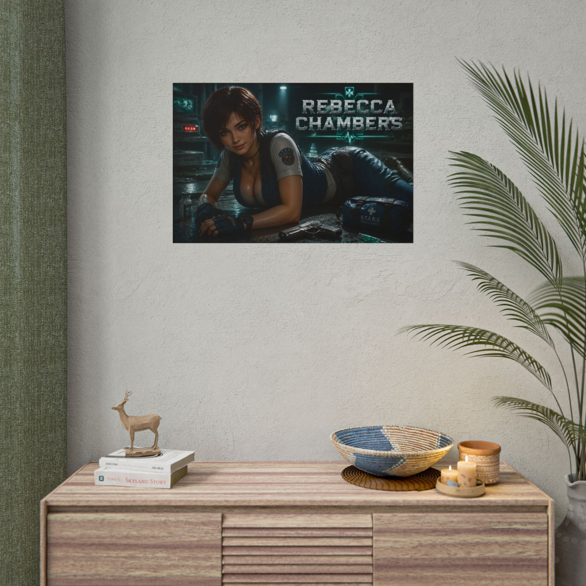 Rebecca Chambers Gaming Poster Wall Art Gamer Room Decor Collectible Print