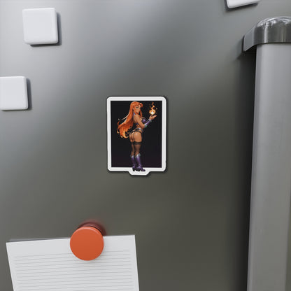 Starfire Teen Titans Magnet – Sexy Anime-Heldin-Magnet, Kühlschrankdeko für Gamer