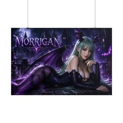 Morrigan Aensland Darkstalkers Poster Wall Art Character Room Decor Collectible