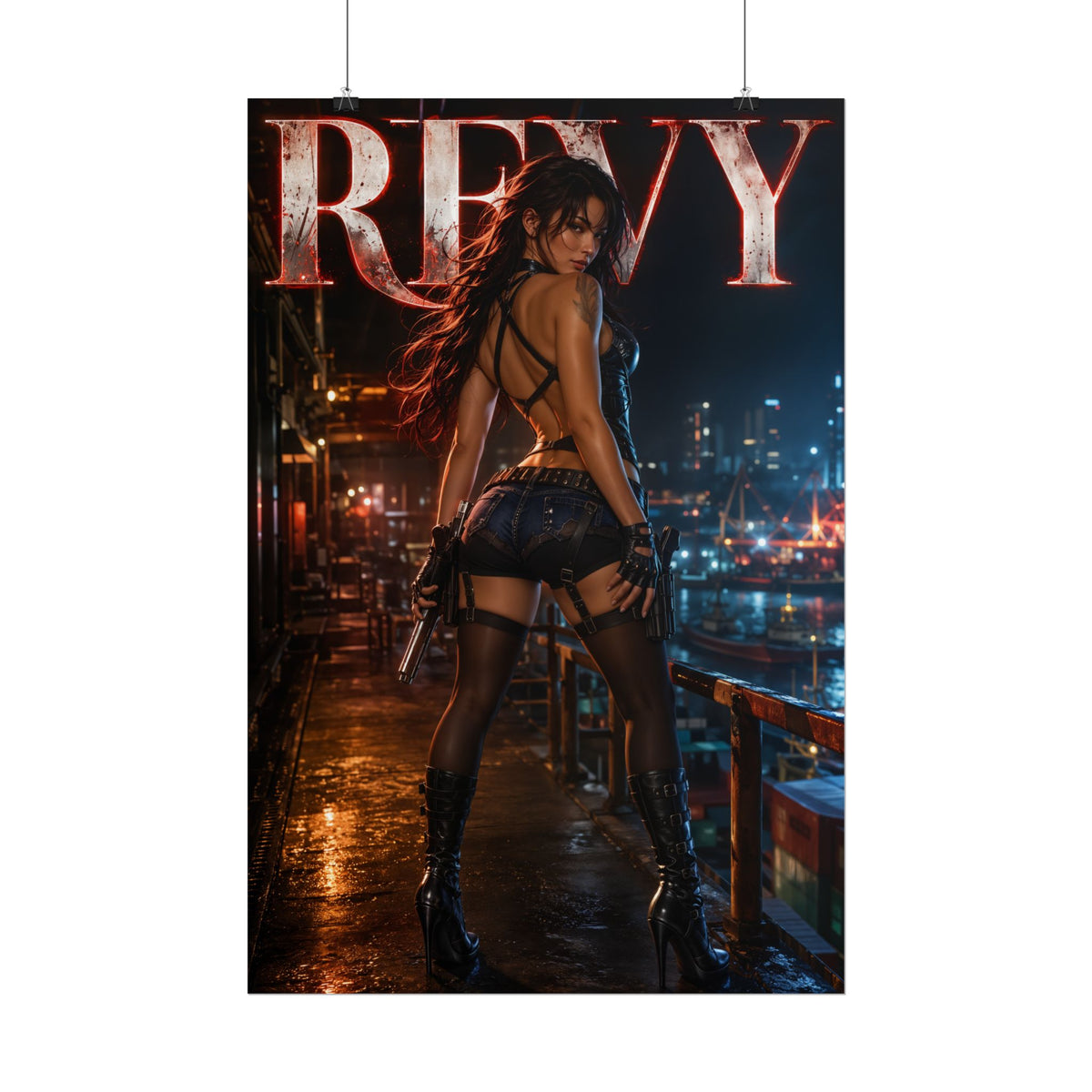 Anime Wall Art Revy Black Lagoon Poster Otaku Room Decor Collector Gift Print