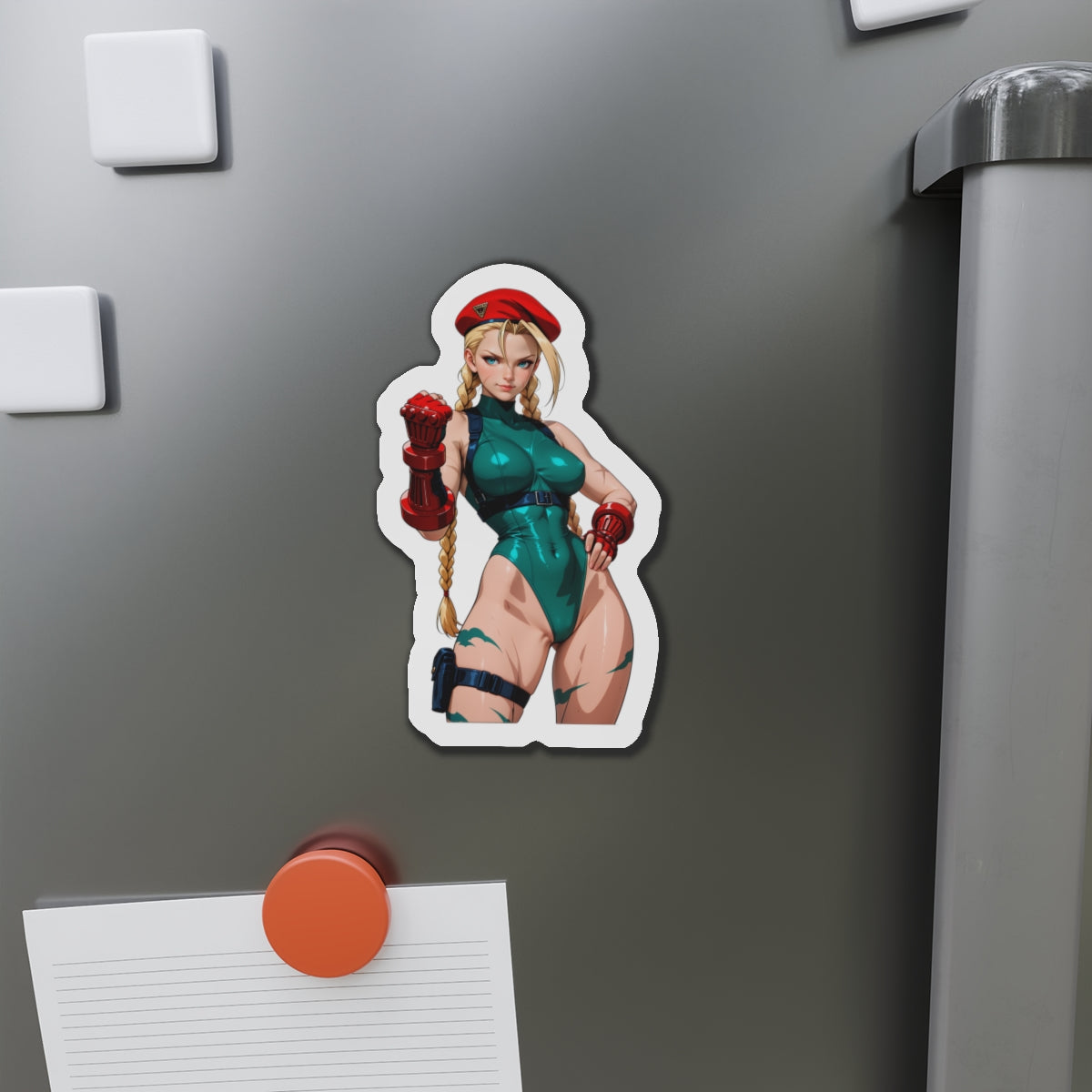 Cammy White Magnet – Street Fighter Anime Girl Fridge Magnet, Hot Fighter Decor