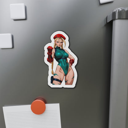 Cammy White Magnet – Street Fighter Anime Girl Fridge Magnet, Hot Fighter Decor