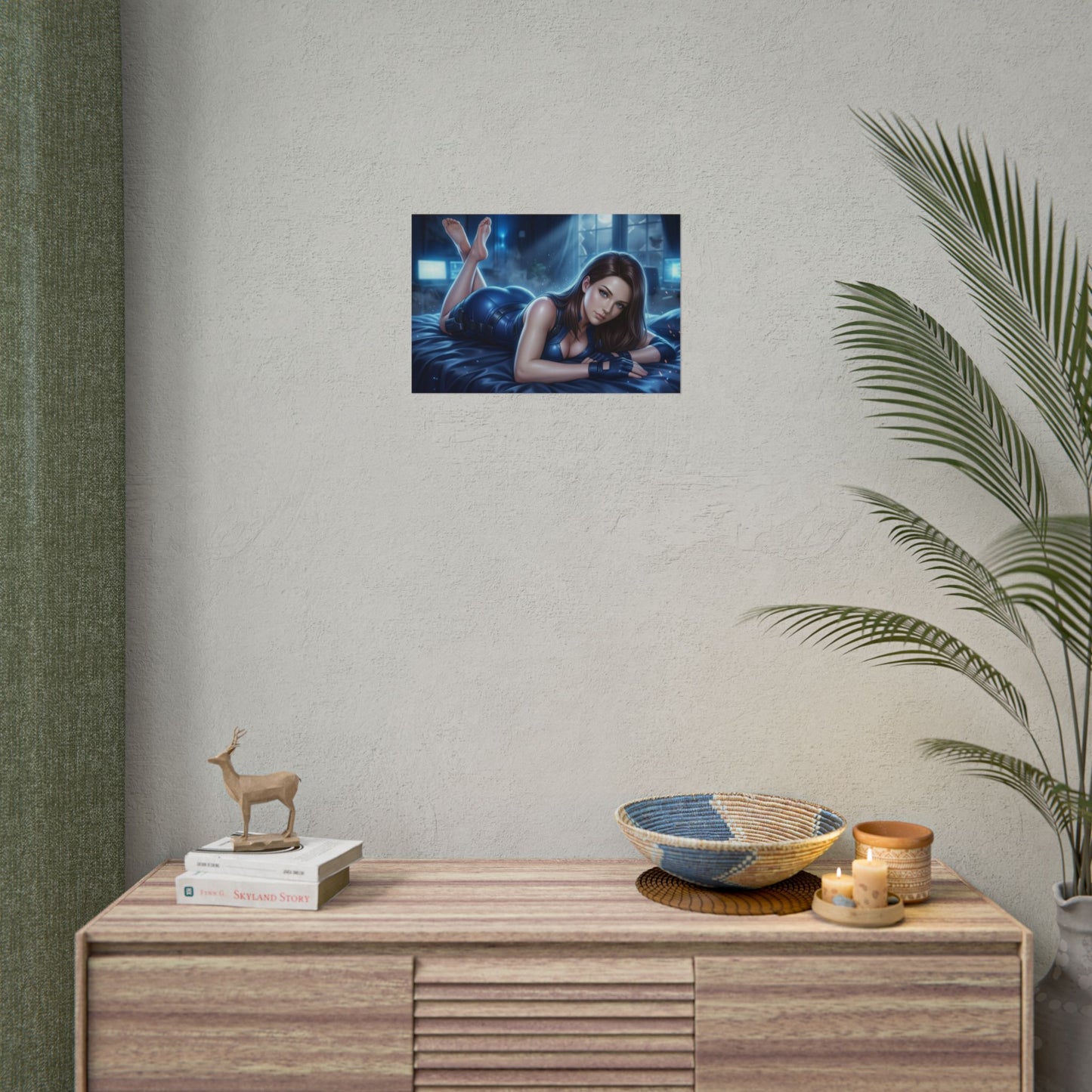 Jill Valentine Poster, Gaming Wall Art, Horror Game Print Decor