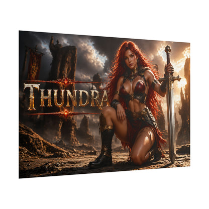 Thundra Character Poster Comic Style Wall Decor Bedroom Collector Gift