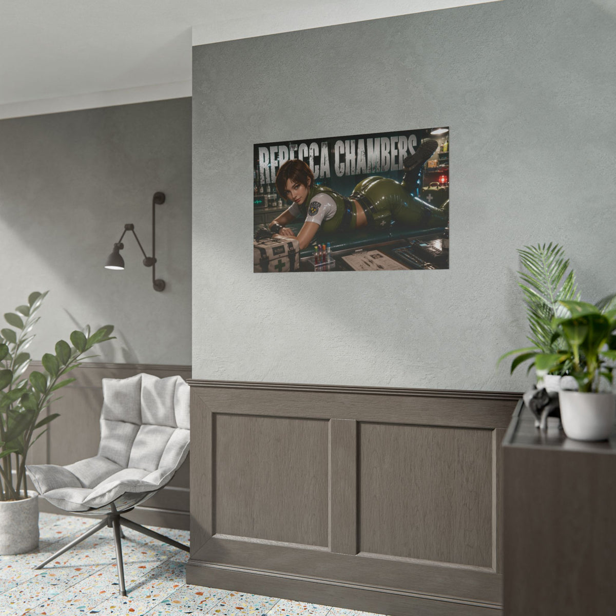 Rebecca Chambers Resident Evil Poster Gaming Wall Art Gamer Room Decor Art Print