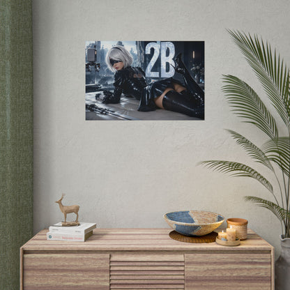 Gaming Wall Art 2B NieR Poster Game Room Decor Gamer Gift Print Wall Decor