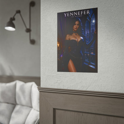 Yennefer Poster, Witcher Gaming Wall Art, Fantasy Poster, Bedroom Decor