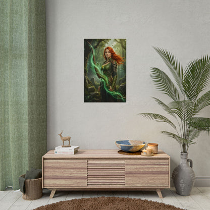 Windranger Dota 2 Poster, Dota 2 Wall Art Print, Archer Girl Decor, Fantasy Game Wall Art, Gamer Gift